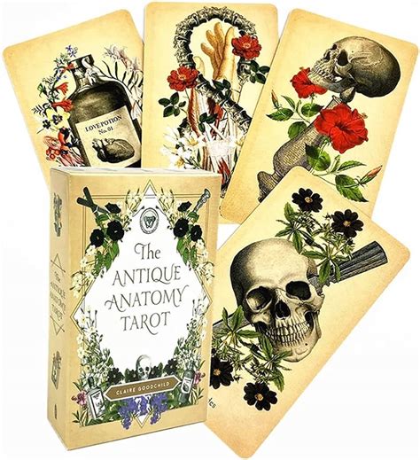 Ilustrácia rôznych tarotových kariet