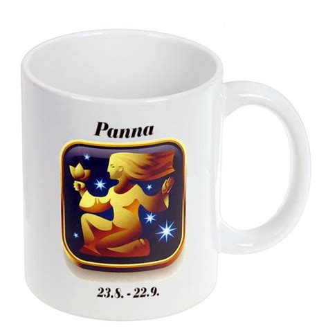 Keramický hrnček so znamením Panna