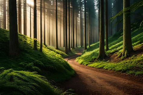 Dve cesty rozdeľujúce sa v lese