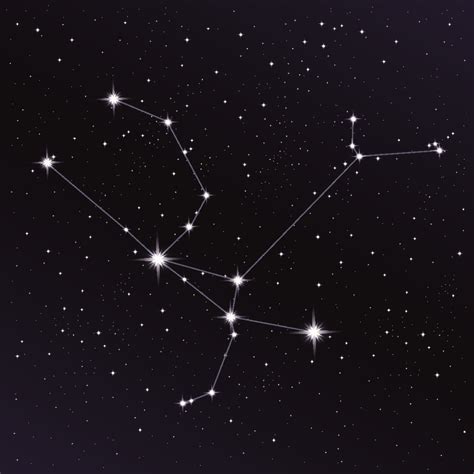 umelecké stvárnenie súhvezdia Raka v nočnej oblohe