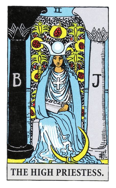 The High Priestess tarot card