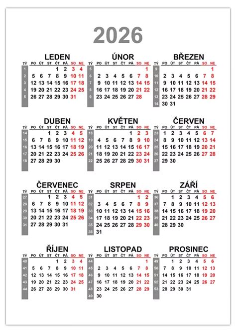 Kalendár s vyznačenými ročnými a mesačnými vibráciami