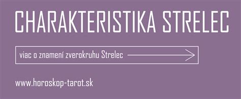 Charakteristika Strelca