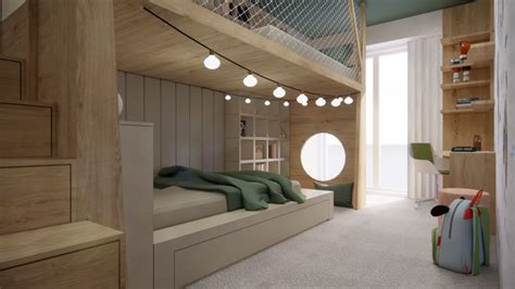 Schéma správneho umiestnenia detskej postele v izbe