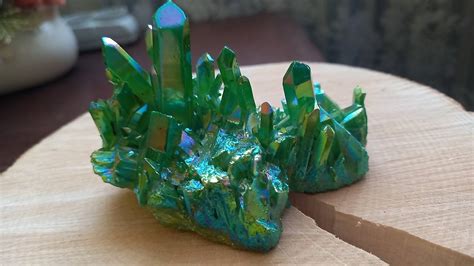 Prasiolitový kryštál