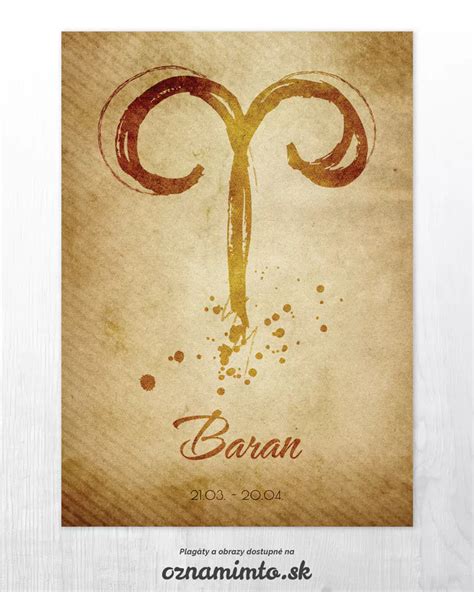 Obraz na plátne so znamením Baran