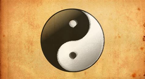 Symbol jin a jang s mačkou a psom