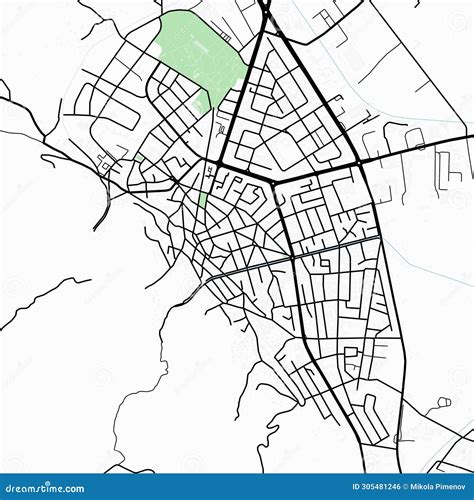 Mapa regiónu Strumica