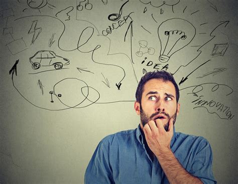 Ilustrácia znázorňujúca myšlienky ako tiene vstupujúce do hlavy.