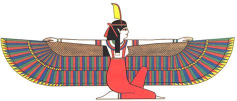 Bohyňa Maat s pštrosím perom