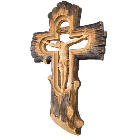 Kresťanský kríž s lístkami