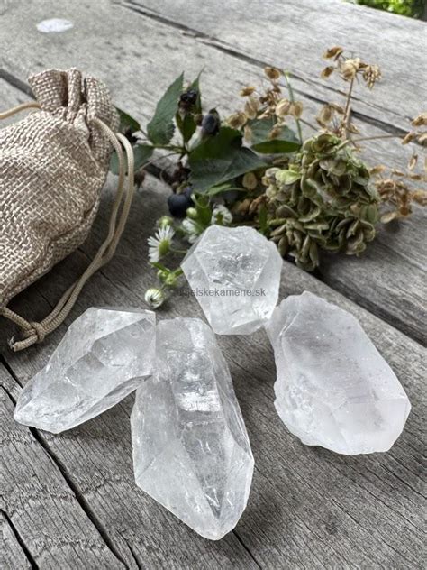 Sada surových krištáľových špicov