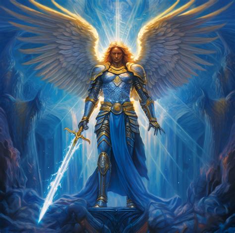 Archangel Michael with sword