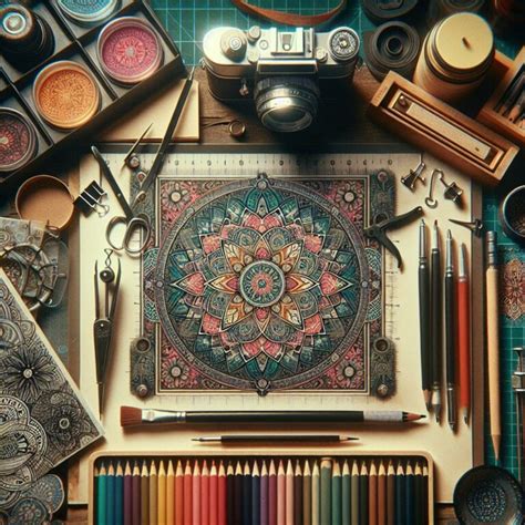 Nástroje na kreslenie mandaly