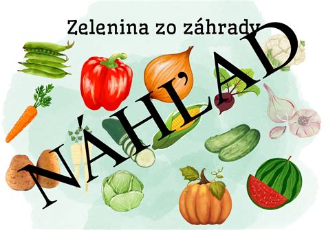 Ilustrácia záhrady na jar s rôznymi druhmi zeleniny