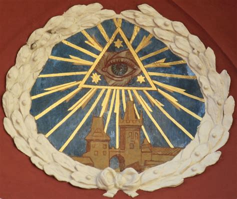 symbol Iluminátov - Oko prozreteľnosti