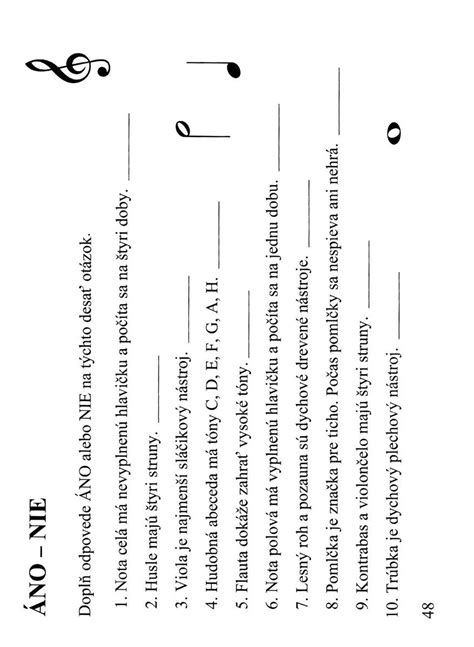 Ilustrácia hudobných nôt a symbolov