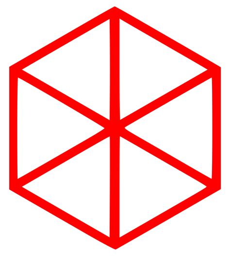 Symbol Perúna - šesťuholník