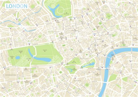 Mapa Londýna s vyznačenými kľúčovými miestami