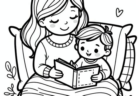 Matka čítajúca knihu svojmu dieťaťu