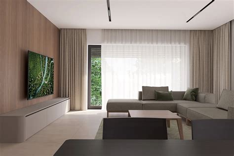 Luxusný interiér s dominantnými teplými farbami