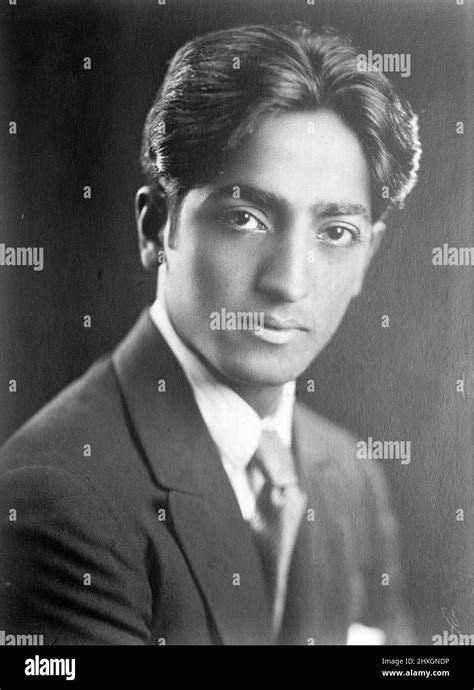 Jiddu Krishnamurti as a young man