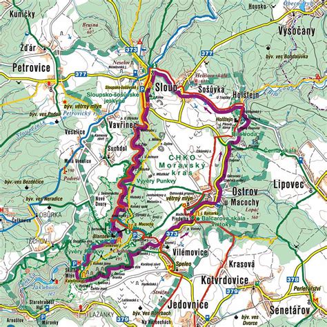 Mapa Moravského Lieskového