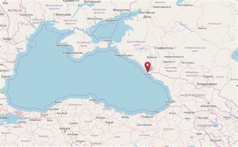 Mapa Ruska s vyznačenou Tulskou oblasťou